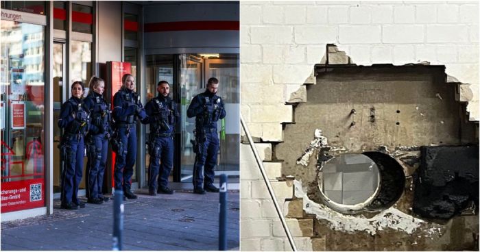 Рождественский сюрприз по-немецки: дерзкое ограбление банка с использованием буровой установки